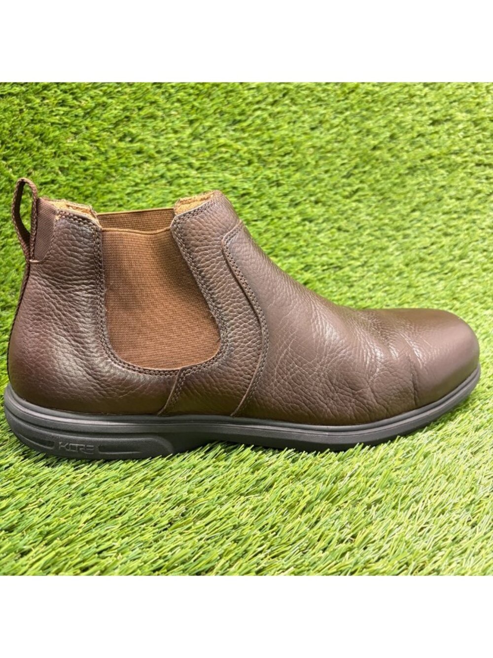 Florsheim Loedin Mens Size 13 Brown Steel Toe Twin Gore Chelsea Work Boots